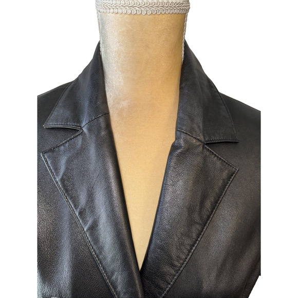 Pelle Studio Wilsons Leather Vintage Leather Blazer Jacket Size M - Picture 2 of 13